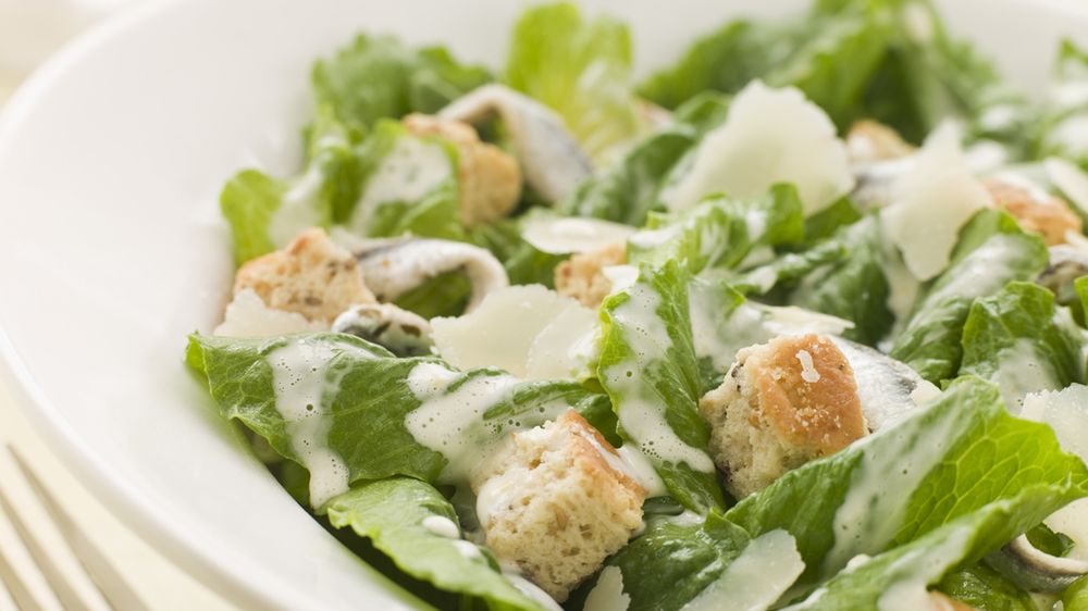 Odtłuszczony sos do sałatki Cezar