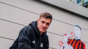 Krzysztof Piątek odwiedził mural z własnym wizerunkiem. Zobacz zdjęcie i film