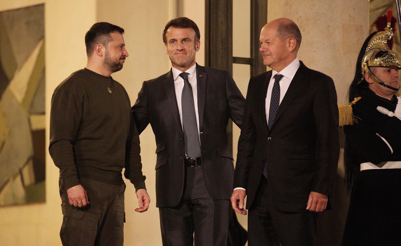 Kulisy spotkania Macron - Scholz - Zełenski. Mówili o "trudnych decyzjach"