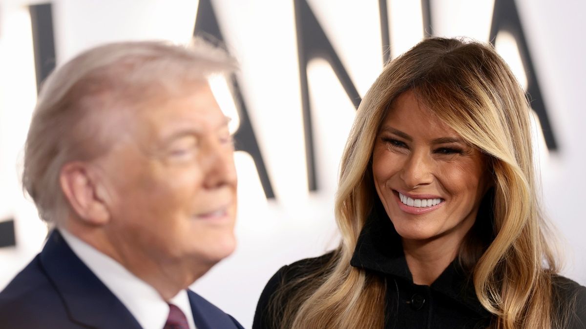 Donald Trump i jego żona Melania.