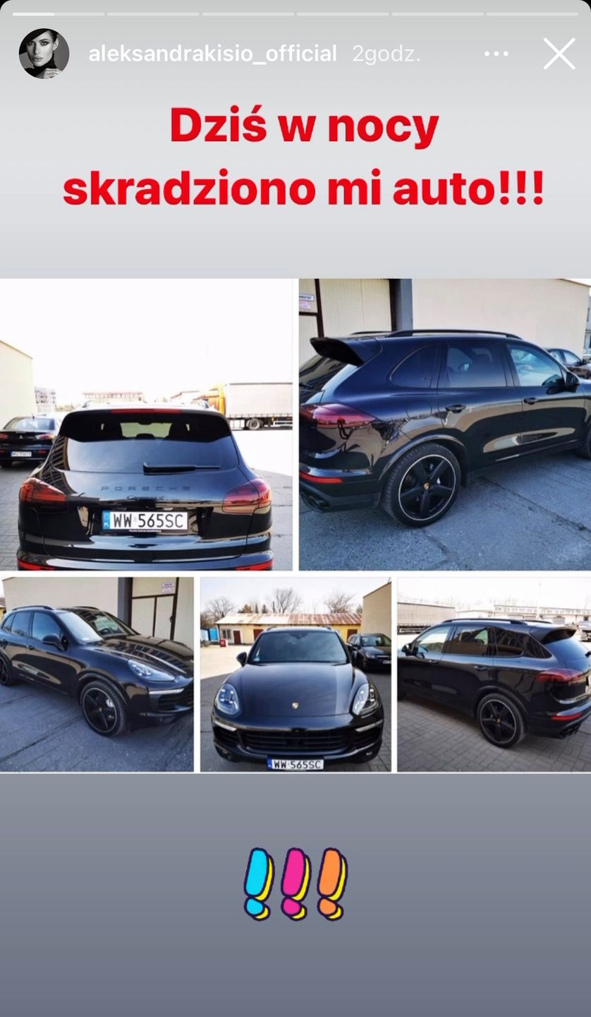 Ola Kisio okradziona w środku nocy