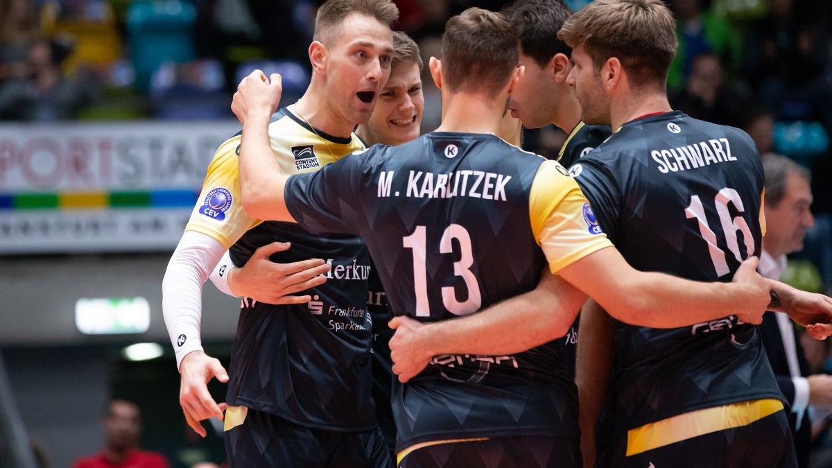 Zdjęcie okładkowe artykułu: Materiały prasowe / CEV / Na zdjęciu: siatkarze United Volleys Frankfurt