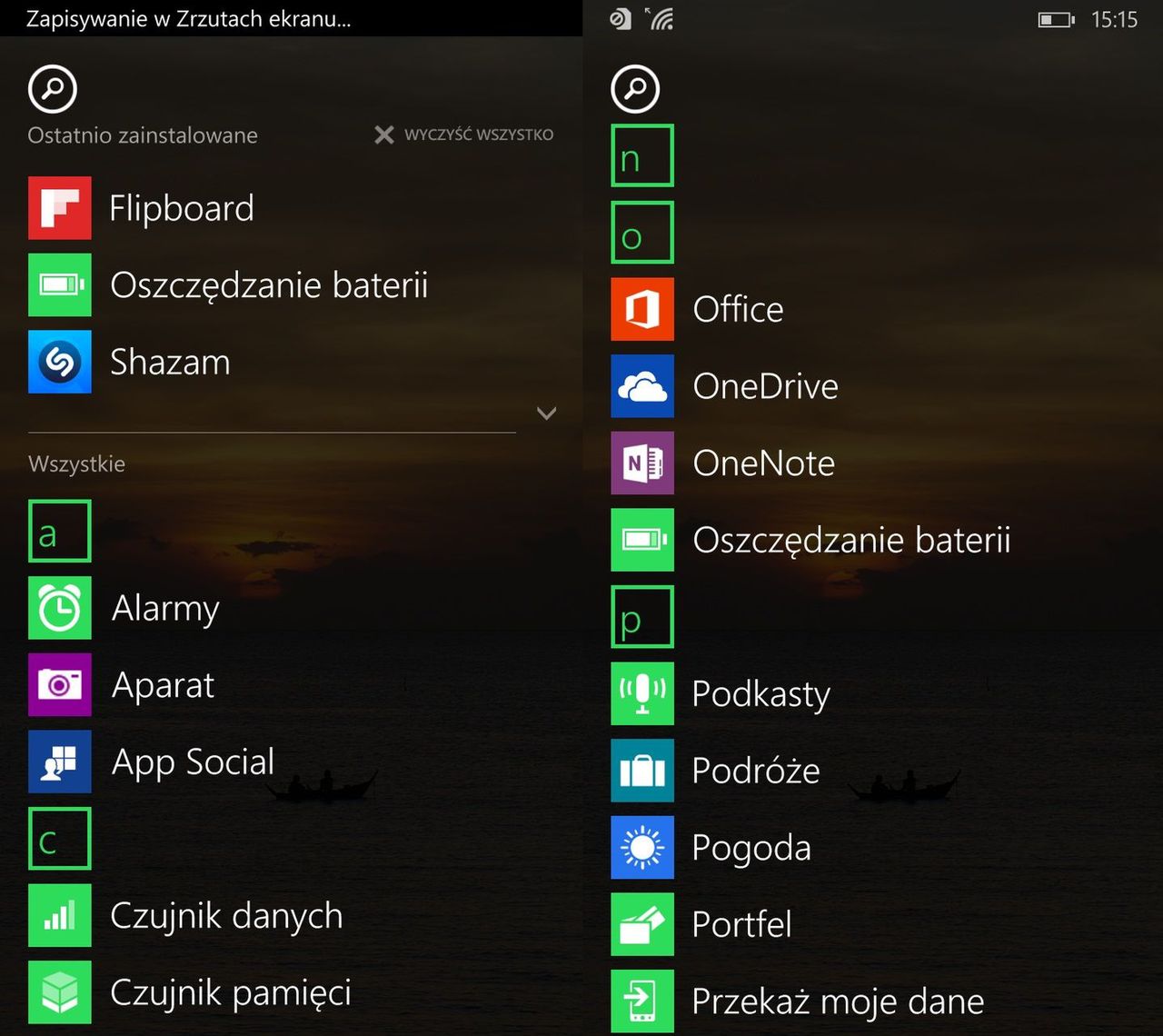 Windows 10 - nowe menu z aplikacjami