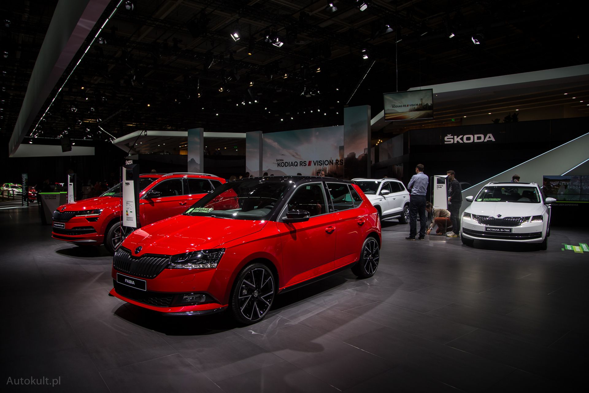 Stoisko Škody na Paris Motor Show (fot. Mateusz Żuchowski)