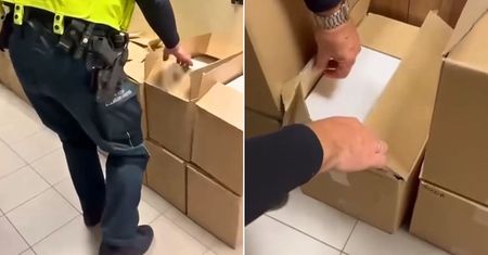 Odkrycie w aucie przy A2. Porzucony pojazd skrywał tajemnicę