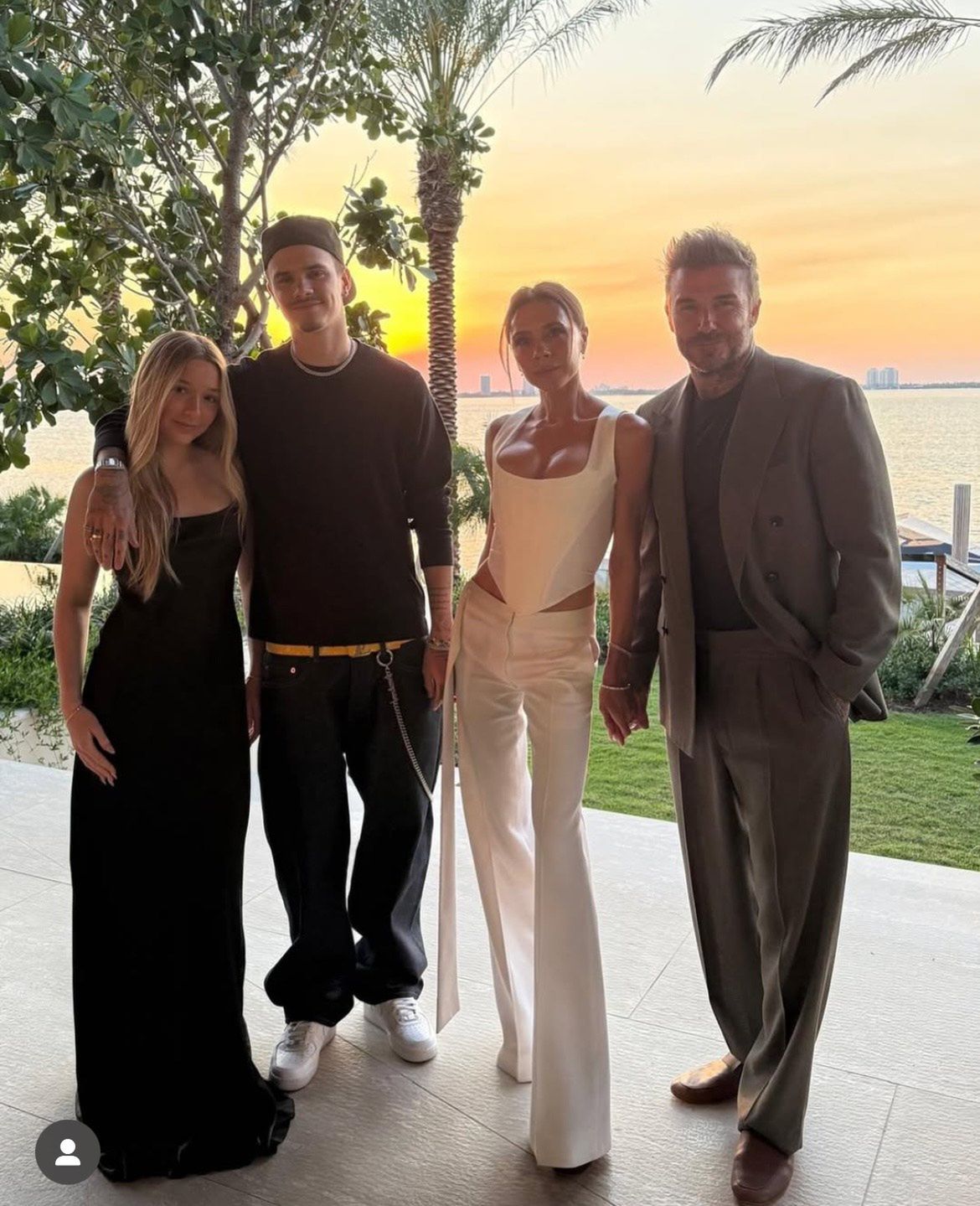 Victoria, David, Romeo i Harper Beckhamowie 