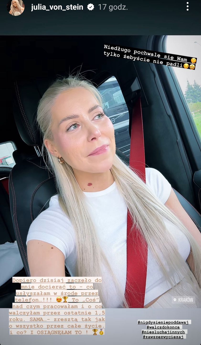 Julia Von Stein na Instagramie