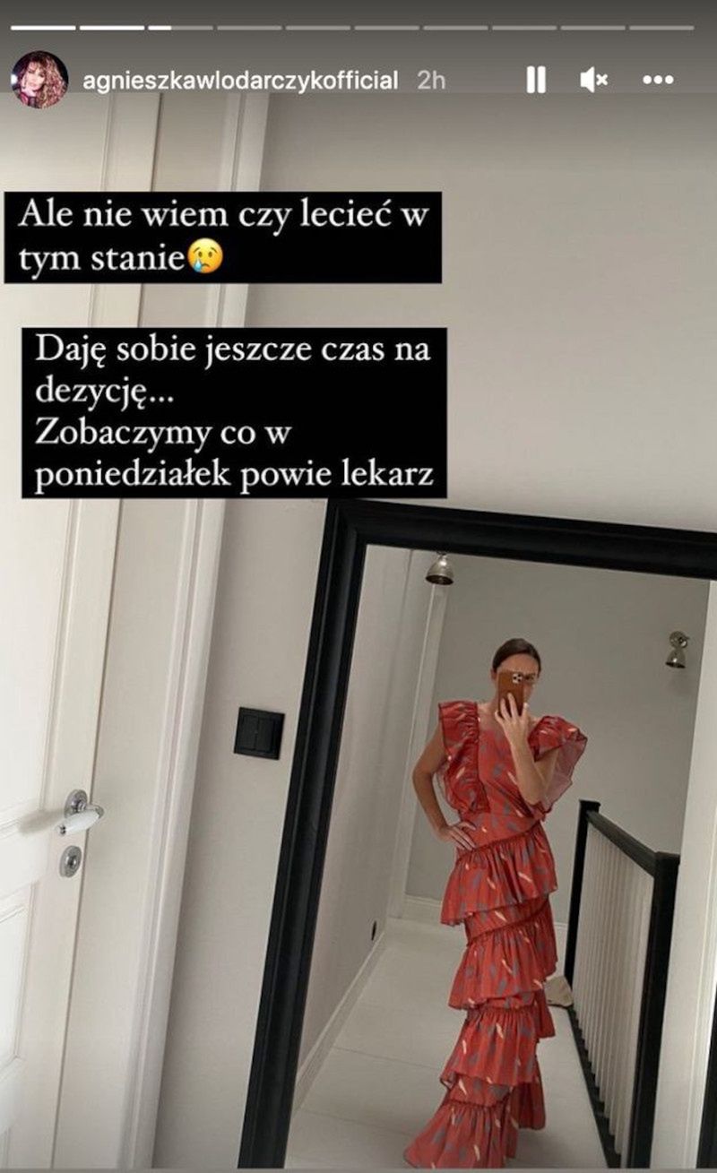 Agnieszka Włodarczyk poleciała na ślub brata do Włoch. Obawiała się, że powstrzyma ją niedawny wypadek 