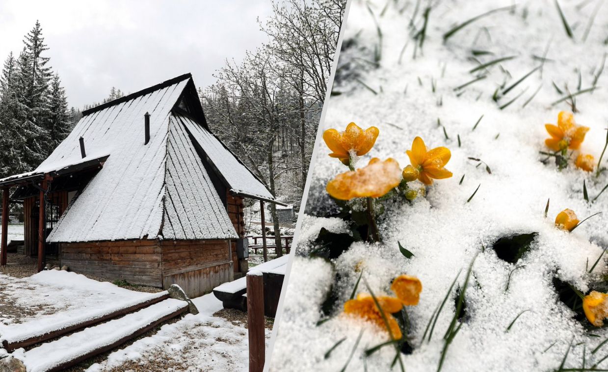 Wróciła zima. Kilka województw na mapie. Zakopane całkowicie białe