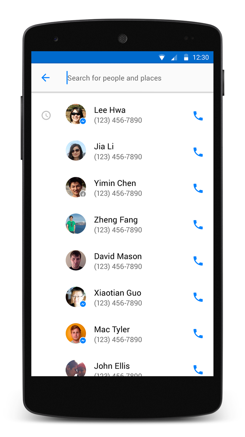Facebook Hello - dialer, dzięki któremu zadzwonisz do znajomego nie znając jego numeru 6