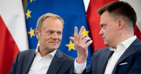 Hołownię spytano o marsz Tuska. Mówi o jednym warunku