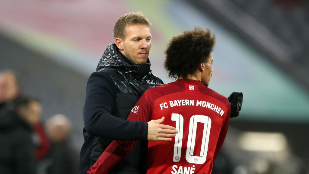 Getty Images / Christina Pahnke - sampics/Corbis / Na zdjęciu: Julian Nagelsmann i Leroy Sane