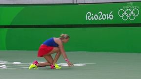 Rio 2016: Mordercza wymiana. Petra Kvitova na kolanach