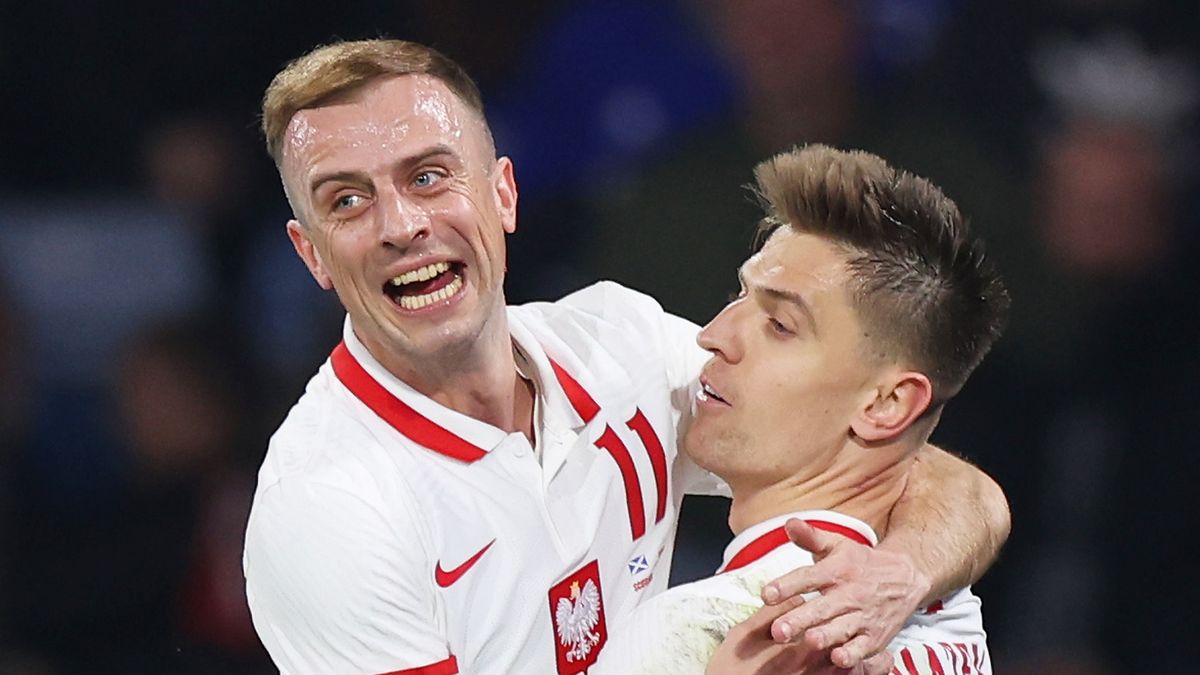 Kamil Grosicki (z lewej) i Krzysztof Piątek