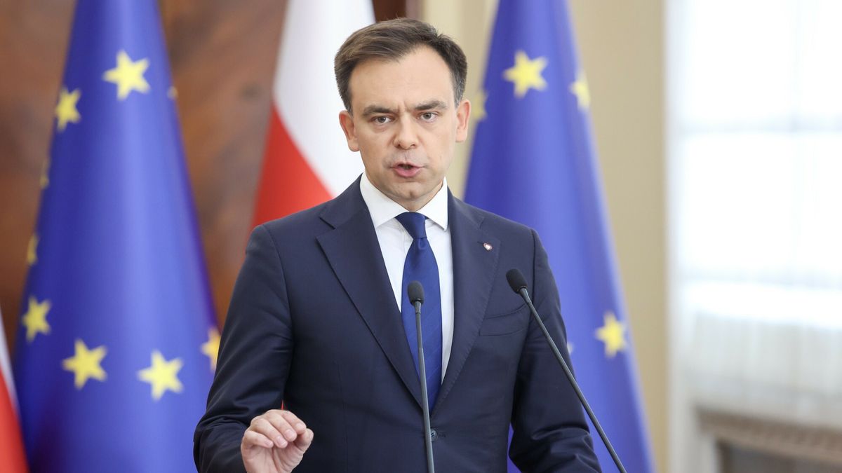 Minister finansów Andrzej Domański