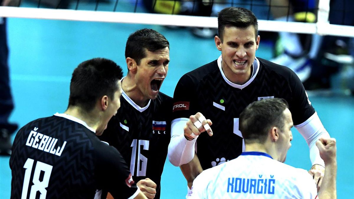 Materiały prasowe / CEV / Na zdjęciu: reprezentanci Słowenii