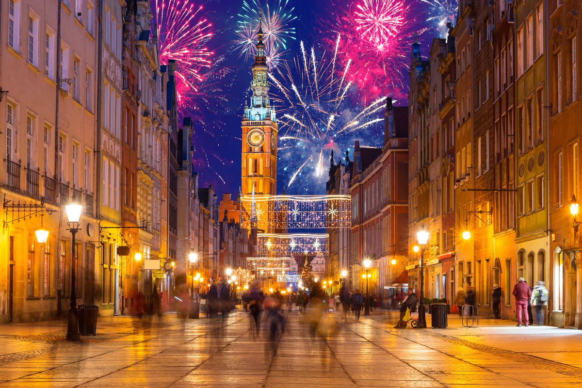 Gdańsk jest jednym z najczęściej wybieranych miast na sylwestra w Polsce