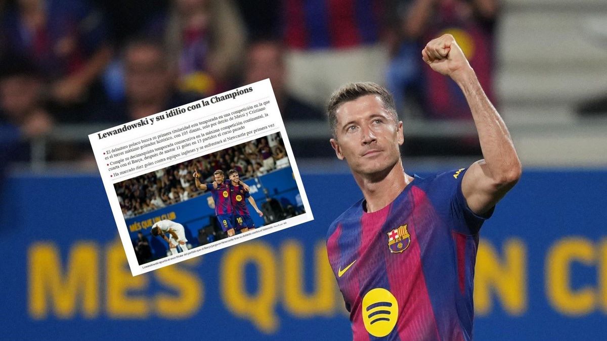 Getty Images / Alex Caparros/ mundodeportivo.com / Na zdjęciu: Robert Lewandowski