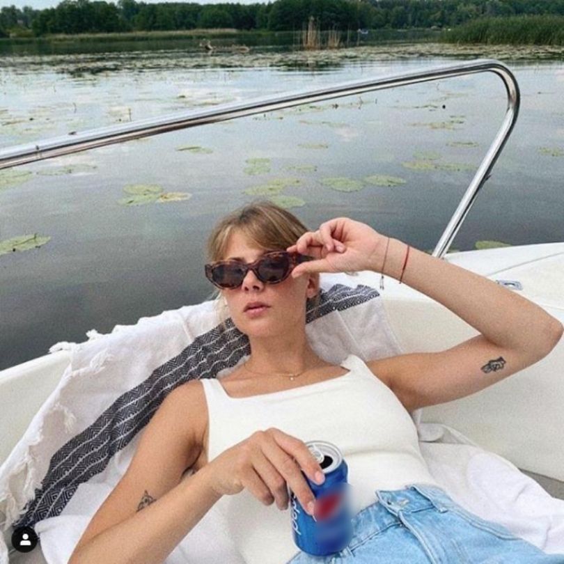 Marta Wierzbicka relaksuje się na łonie natury