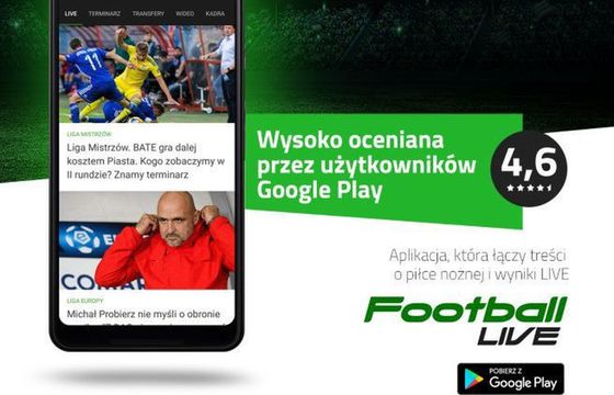 Agora promuje aplikację mobilną Football LIVE