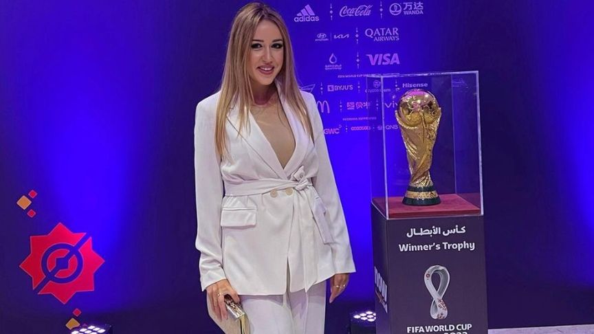 Zdjęcie okładkowe artykułu: Instagram / instagram.com/monica_in_doha/ / Monika Loboz pracuje przy organizacji MŚ 2022