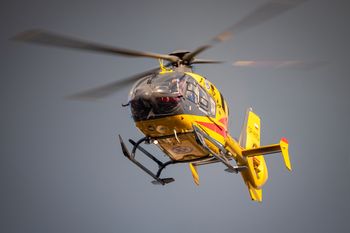 Żebry-Idźki: 6-letnie dziecko zostało przetransportowane do szpitala śmigłowcem