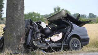 Poważny wypadek w Chełmnie. Ranna kobieta. Lądował śmigłowiec LPR