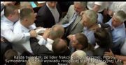 Szarpanina w ukraińskim parlamencie