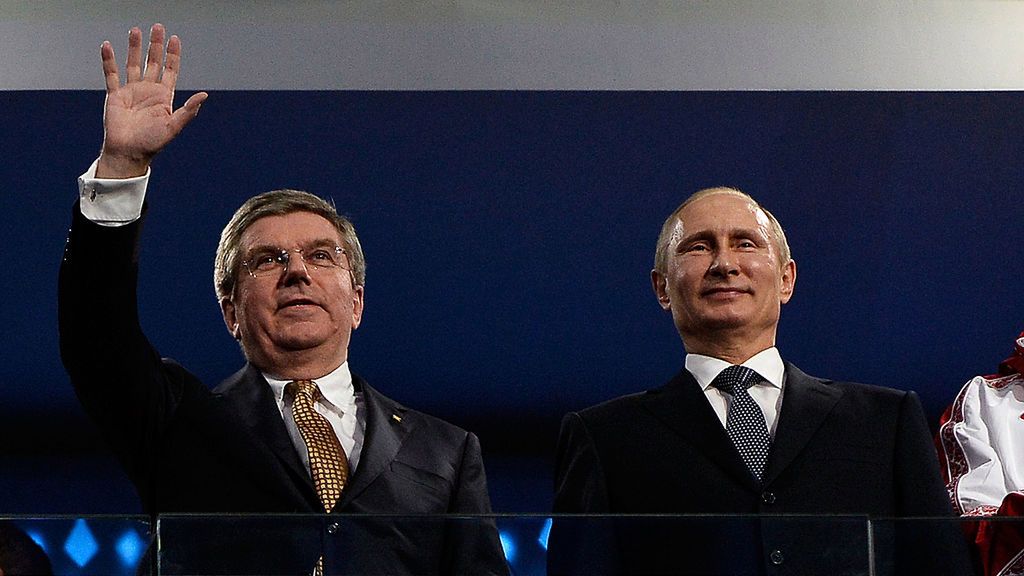 Zdjęcie okładkowe artykułu: Getty Images / Pascal Le Segretain / Na zdjęciu: Thomas Bach i Władimir Putin