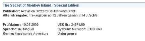 The Secret of Monkey Island powraca.. na Xboksa 360