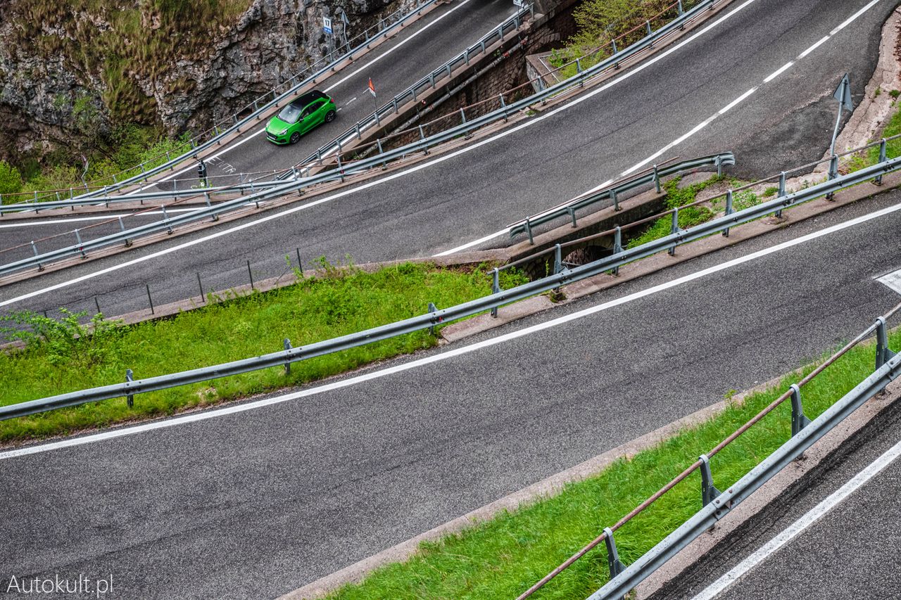 Ford Puma ST na Passo San Boldo