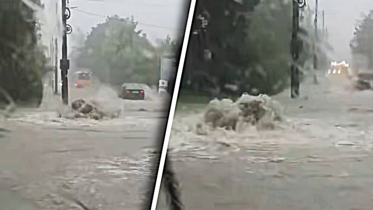 W Kielcach woda wypływała ze studzienek