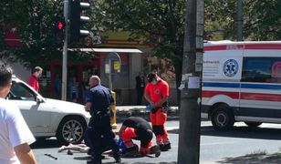 Pruszków. Potrącenie pieszej na pasach. Weszła na przejście na czerwonym świetle