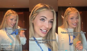 Jutta Leerdam KPI z nazywających ją "DIVĄ" kibiców i dziennikarzy, wywijając złotym medalem w rytm piosenki Beyonce. Miło? (WIDEO)