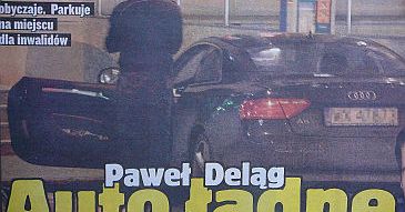 Deląg zajmuje miejsca niepełnosprawnym!