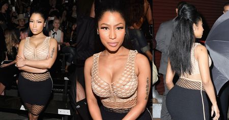 Nicki Minaj pokazuje biust w Nowym Jorku... (ZDJĘCIA)