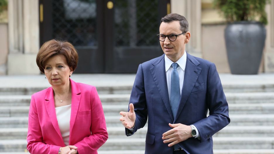 Marlena Maląg i Mateusz Morawiecki