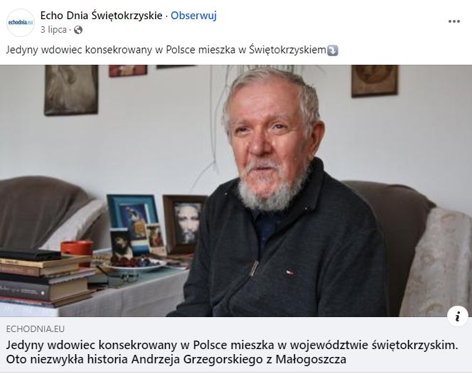Pan Andrzej Grzegorski - "Echo dnia"