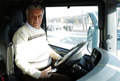 Irański kierowca Fardin Kazemi odebrał nową ciężarówkę. To prezent od Polaków