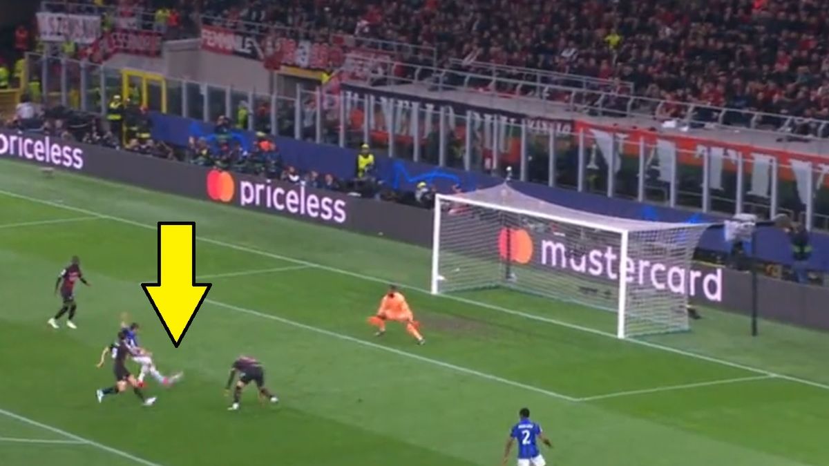 Twitter / Polsat Sport / Na zdjęciu: uderzenie Henricha Mchitarjana