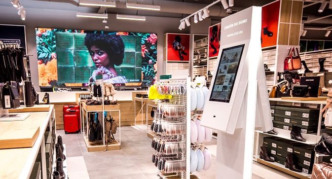 Już 750 salonów CCC po cyfryzacji. Cyfrowe e-kioski dają dostęp do oferty online
