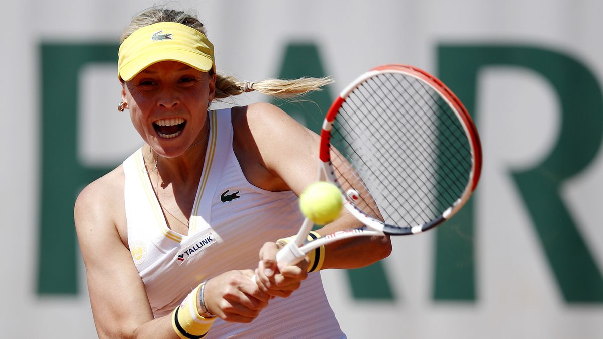 PAP/EPA / YOAN VALAT / Na zdjęciu: Anett Kontaveit