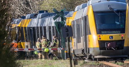 Czołowe zderzenie dwóch pociągów w Danii. Są ranni