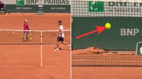 Co za zagranie! Zaskakująca sytuacja podczas meczu na Roland Garros