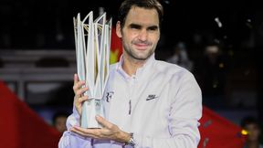 Roger Federer szczęśliwy po triumfie w Szanghaju: Od Wimbledonu nie czułem się tak dobrze