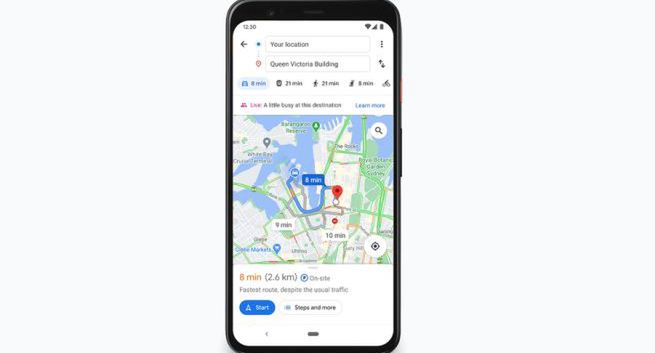 Mapy Google z nowymi informacjami na temat pandemii koronawirusa