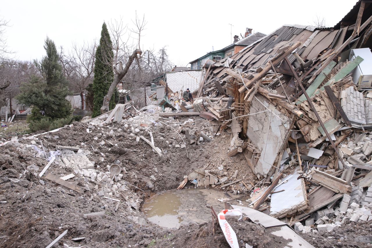 Chcą zastraszyć mieszkańców. Atak dronów na obwód charkowski