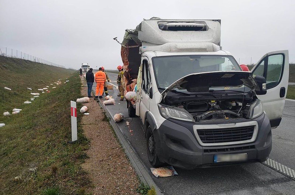 Kebaby na krajowej "siódemce". Niecodzienny widok