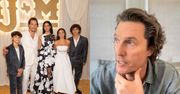 Matthew McConaughey przeprowadził się do Texasu. Nie chciał, by dzieci wychowywały się w Hollywood. Zależy mu na "zdroworozsądkowych wartościach"