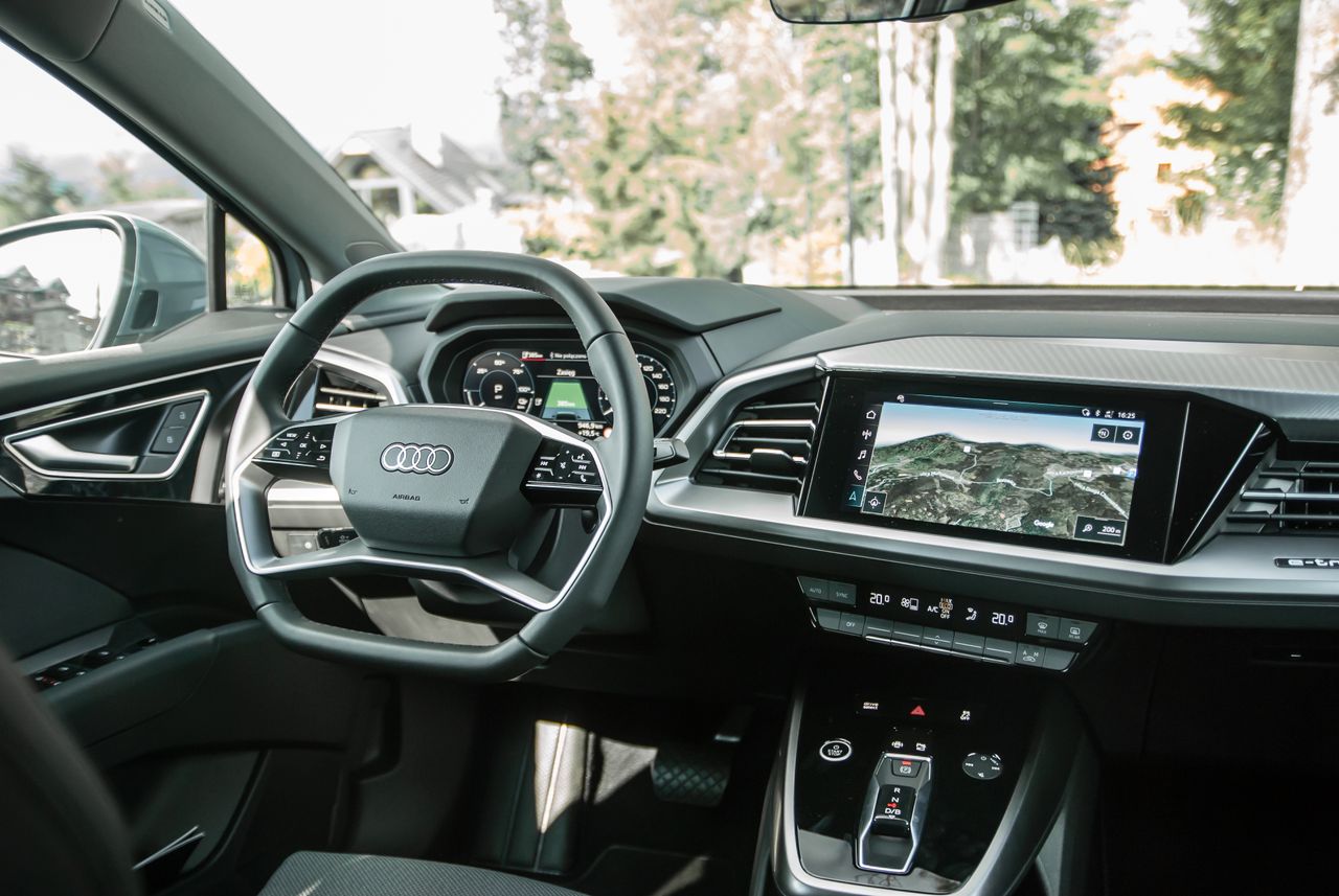 Audi Q4 e-tron - wnętrze
